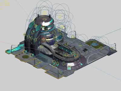 Different dimension - city state hospital 03 3D model