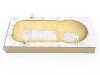 Bowl 01 - Skate Park 3D model