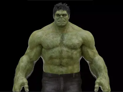 Hulk from Avengers 2012 3D model 3D model