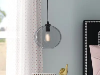 Bonilla Light Single Globe Pendant 3D model