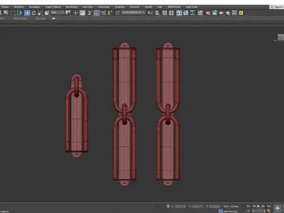 DOUBLE BRASS Low-poly 3D model