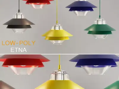 Etna chandeleir 3d model Low-poly 3D model