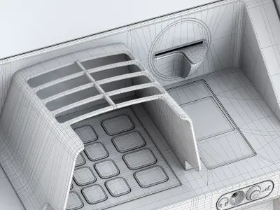 ATM machine 3D model