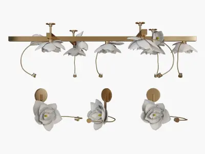 LURE CHANDELIER pelle 3D model