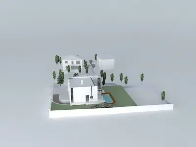 20120206AVBT modern house Free 3D model