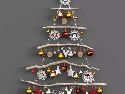 Christmas decor 3D model