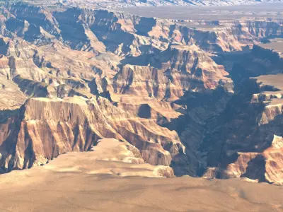  Large Scale Terrain - Arizona Grand Canyon 