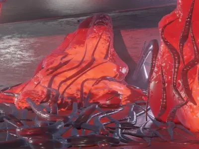 SCI FI Corridor 3D model