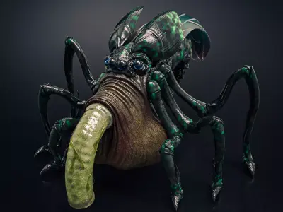 Alien Earth Mega Creature Pack 4-in-1  Premium STL Bundle 3D print model