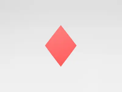 Poker Card Symbol V1 Pack Vol 1 3D model