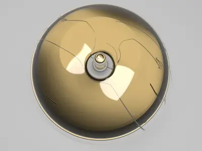 Thomas Edisons First Light Bulb 3D model