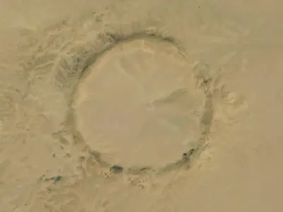 Meteor Crater 3D model