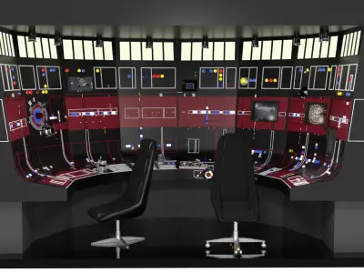 Set 3a - Control Panels Wall 1-12 scale Blackseries 3D print model