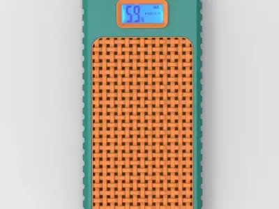 Power Bank 10K mah Enclosure Loop Straight Style 3D print model