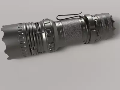 Flashlight 3D model 5