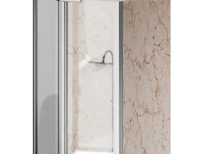 Shower cabin 01 3D model