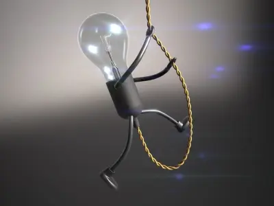 Light Bulb 3D model 11