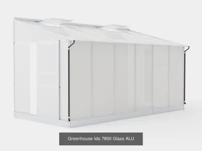 Collection of Greenhouse - 4 Models 3D Model Pack