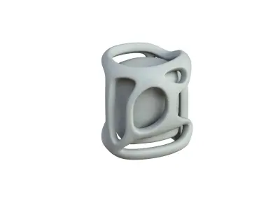 SciFi Shape Object Low Poly Low-poly 3D model 8