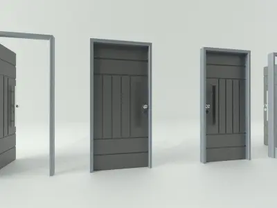 Door sets 17 3D model