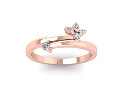 Light weight Diamond Ring 3d model and Render  3D print model purchase