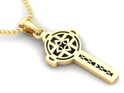 Light Gold Cross New Design  CP 19 3D print model