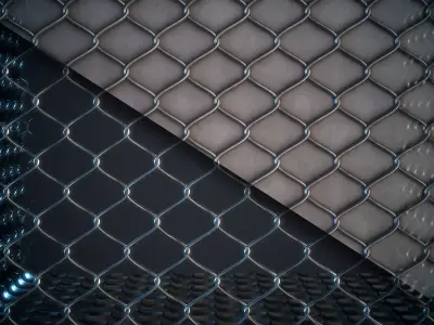 Chain Fence - Vol 03 - SBsar - Maps Texture