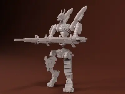 28mm Strike Mech - Seraph 3D print model