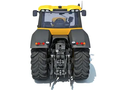 Farm Tractor 3D model