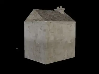 An Old House Low-poly 3D model purchase