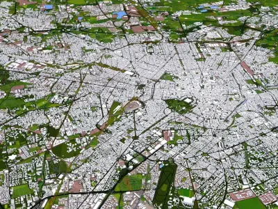 Milan Milano City of Italy Europe 3d model Low-poly 3D model