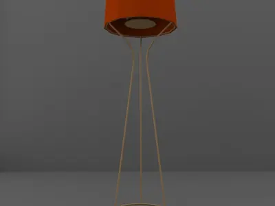 Floor Lamp Free low-poly 3D model