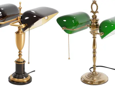 26 Table Study Light 3D model