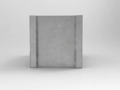 Cinder Block Pack Low-poly 3D model