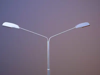 Street Light Low-poly 3D model