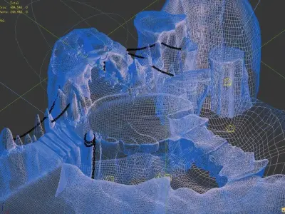 Magic City - Magma Stone 32 3D model