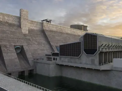  Hydroelectric Dam 