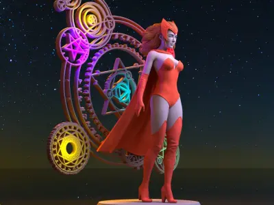 Scarlet Witch 3D print model