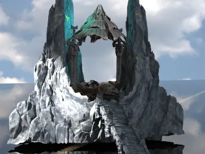 Scull destroyer arch  3D model