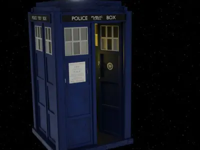 Tardis Exterior 3D model