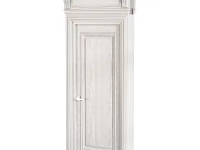 Modern entrance door 29 3D model