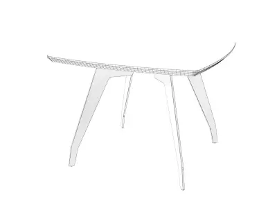 Jimmy Medium Coffee Table 3D model