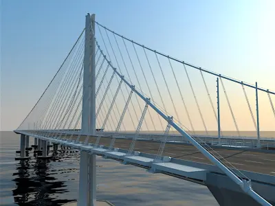  San Francisco Oakland Bay Bridge 