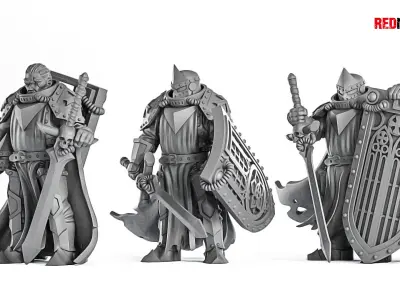 Crusaders - Imperial Force 3D print model