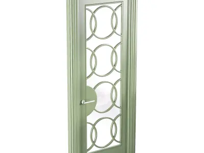 Modern entrance door 43 3D model