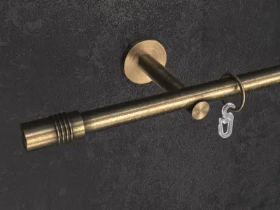 Curtain Rod 3D model