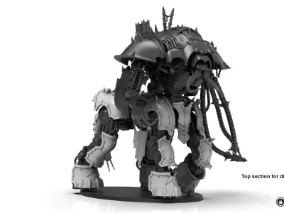 Centaur Knight Conversion Kit - Chassis only 3D print model