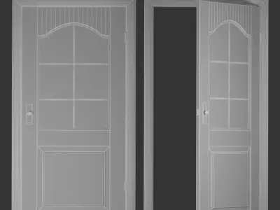 Doors3 Low-poly 3D model