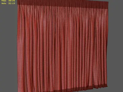 curtain 108 3D model