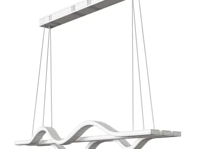 NEO Gleam RC Modern Led Pendant Lights 3D model